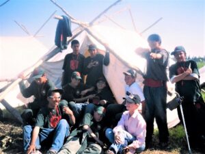 2005 Marilyn Field -Aboriginal program at Fort Albany (2)